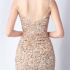 Sequined Fringe Maxi Dress