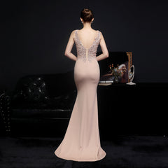 Fishtail Embroidered Maxi Dress