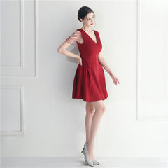 Beaded Rhinestone A-Line Dress