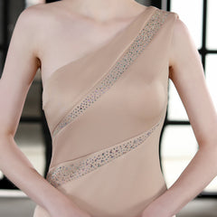 One-Shoulder Fishtail Dress