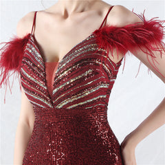 V-Neck Split Maxi Dress