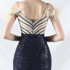 V-Neck Split Maxi Dress