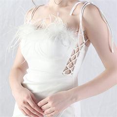 Strapless Slit Maxi Dress