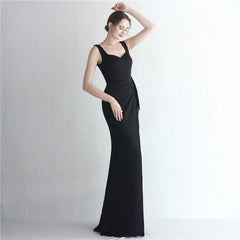 Elegant V-Neck Split Maxi Dress