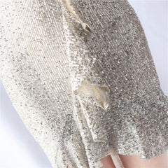 One-Shoulder Sequin Dress