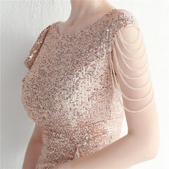 Sequined Ruffled Maxi Dress