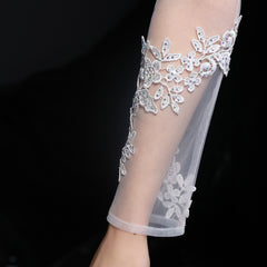 Elegant Lace Diamond Fishtail Dress