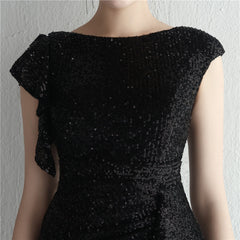 Sequined Split Fishtail Maxi Dress