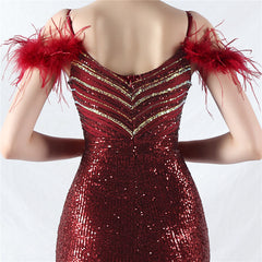 V-Neck Split Maxi Dress