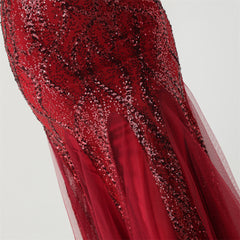 Backless Sequined Fishtail Maxi Dress