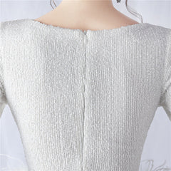 Feathered Sequin Wave Maxi Dress