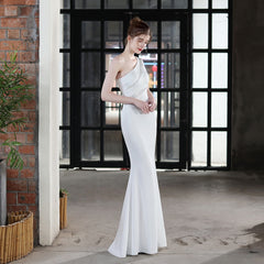 One-Shoulder Fishtail Dress
