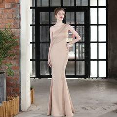 One-Shoulder Fishtail Dress