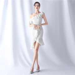 One-Shoulder Sequin Dress