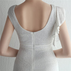 Sequined Split Fishtail Maxi Dress