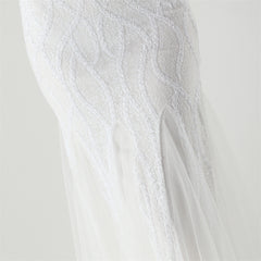 Backless Sequined Fishtail Maxi Dress