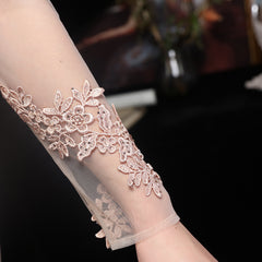 Elegant Lace Diamond Fishtail Dress