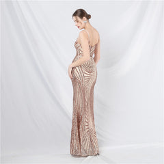 Sequined Split Maxi Dress