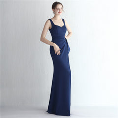Elegant V-Neck Split Maxi Dress