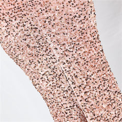 Sequin Ostrich Feather Dress