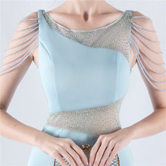 Embroidered Sheer Mesh Maxi Dress