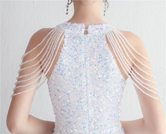 Sequined Split Maxi Dress