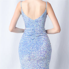 Sequined Fringe Maxi Dress