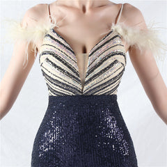 V-Neck Split Maxi Dress