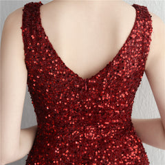 Sequined Fishtail Maxi Dress