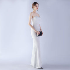 Sequined Sweetheart Maxi Dress