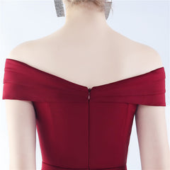 Off-Shoulder Maxi Split Dress