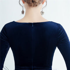 Ostrich Feather Sequined Maxi Dress