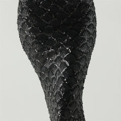 Sequined Fishtail Maxi Dress