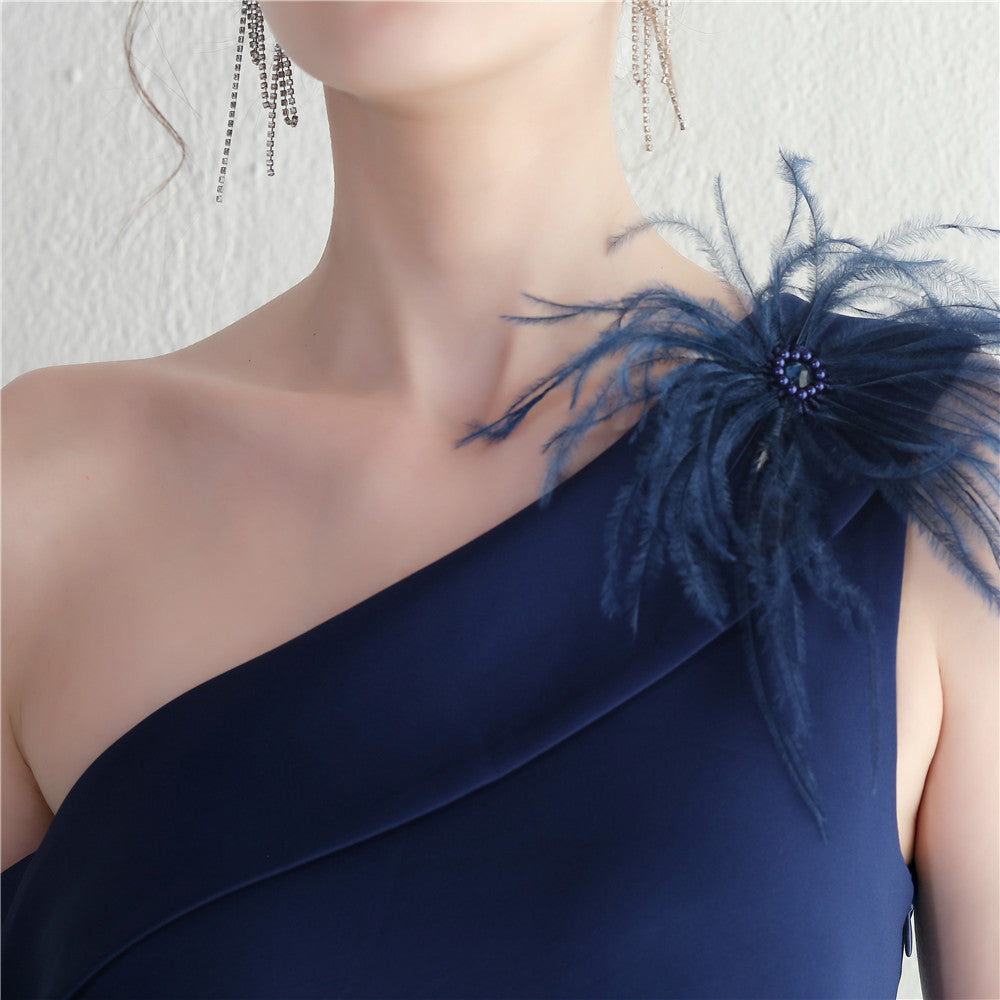 Asymmetric One-Shoulder Maxi Dress