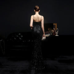 Sequined Fishtail Dress