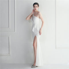 Ruffled One-Shoulder Maxi Dress