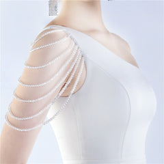 Beaded One-Shoulder Maxi Dress