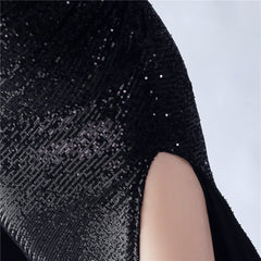 Sequined Sweetheart Maxi Dress