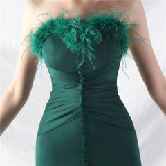 Strapless Maxi Split Dress