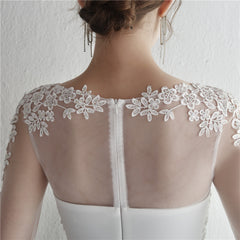 Embroidered Rhinestone Lace Fishtail Maxi Dress