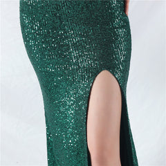 V-Neck Split Maxi Dress