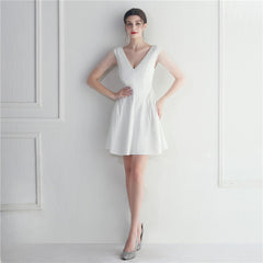 Beaded Rhinestone A-Line Dress