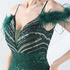 V-Neck Split Maxi Dress