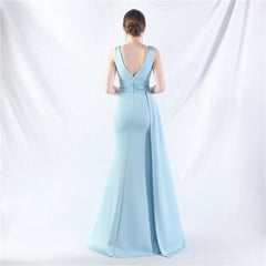 Lace-Slit Maxi Dress