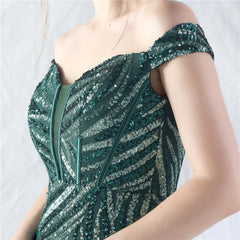 Off-Shoulder Corset Maxi Dress