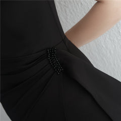 Elegant V-Neck Split Maxi Dress