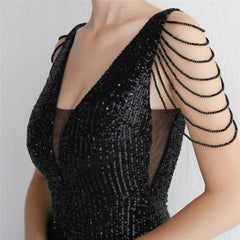 Ombre Sequin Maxi Dress