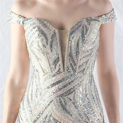 Off-Shoulder Corset Maxi Dress