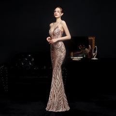 Sequined Fishtail Dress