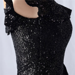 One-Shoulder Sequin Dress